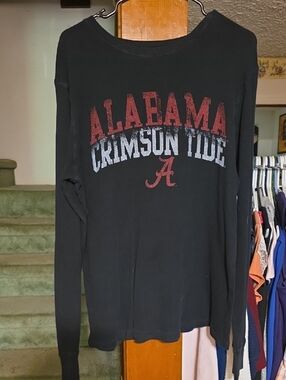 Alabama Crimson Tide Black Long Sleeve Tee